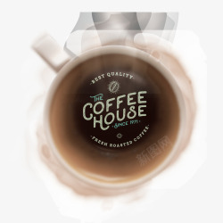 咖啡的宣传海报创意咖啡屋海报矢量图高清图片