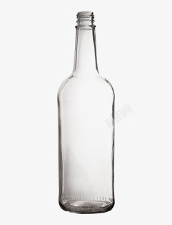 玻璃酒瓶透明玻璃瓶高清图片