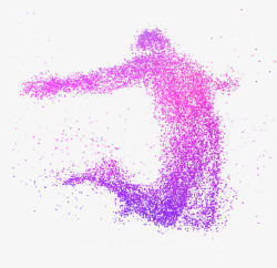 橄榄球矢量图紫色体育锻炼人体运动好看热血透高清图片