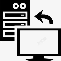 计算机主机服务器从客户端图标高清图片