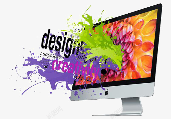 英文艺术字png免抠素材_新图网 https://ixintu.com 喷溅油漆 彩色设计 海报设计 炫彩设计 美工设计 苹果显示器 设计师