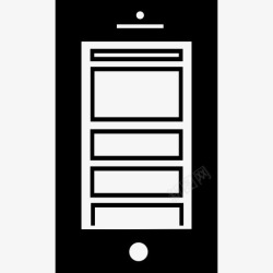 页面显示器响应式在手机屏幕图标高清图片