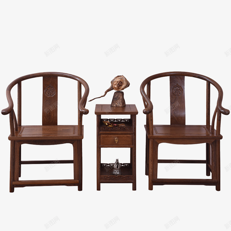 高端竹节椅png免抠素材_新图网 https://ixintu.com 两个椅子 实物 椅子 竹节椅