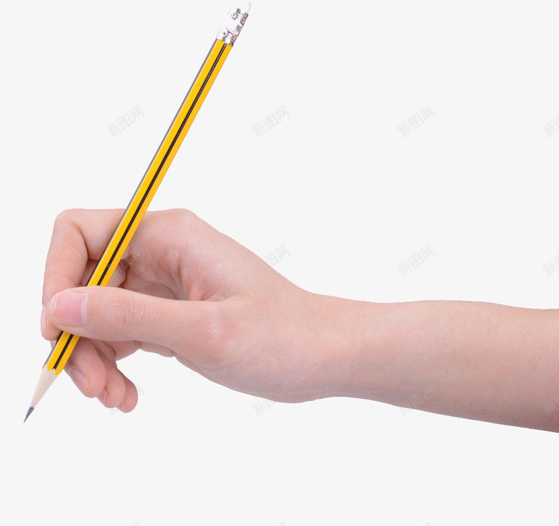一只手拿笔png免抠素材_新图网 https://ixintu.com 一只手拿笔写字 临摹 握笔写字 端正正确姿势 绘画 铅笔