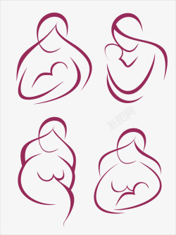孕妈简笔画免费下载孕妈简笔画高清图片