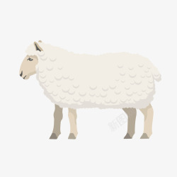 羊创意卡通羊矢量图高清图片