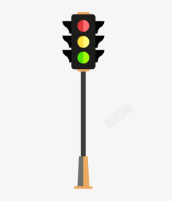 红灯停绿灯行红绿灯路标高清图片