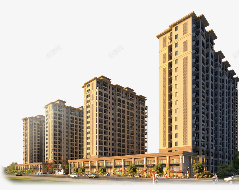 公寓建筑png免抠素材_新图网 https://ixintu.com png 上海 公寓 城市现代上海 建筑