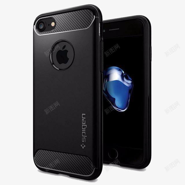 黑色皮革iphone7手机壳png免抠素材_新图网 https://ixintu.com iphone7手机壳 免抠装饰 手机壳 手机壳背面 手机配件