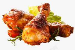 食物肉类鸡腿烤鸡腿食物小吃西餐馆高清图片