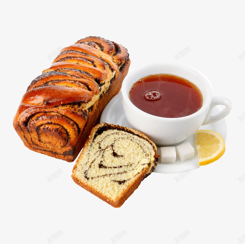 面包png免抠素材_新图网 https://ixintu.com 咖啡 西式早点 面包 食物