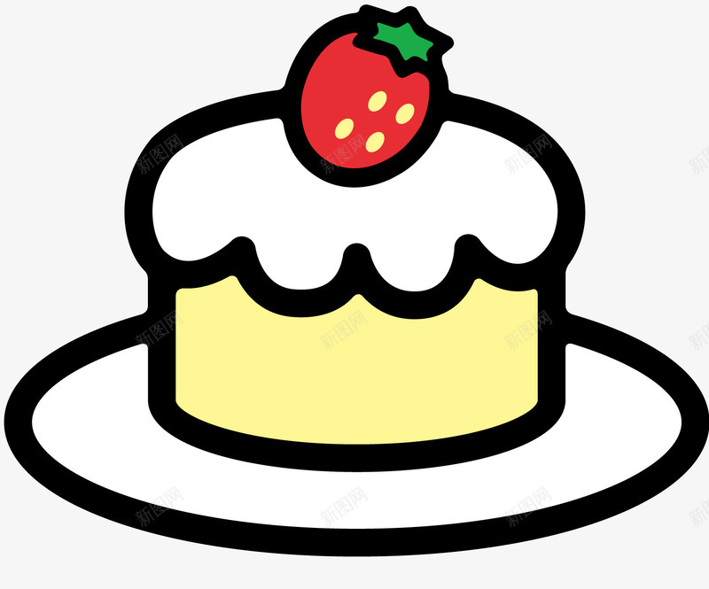 一块小的水果蛋糕png免抠素材_新图网 https://ixintu.com 一块生日蛋糕 奶油 水果 白色托盘 草莓 蛋糕 面包 食品 食物