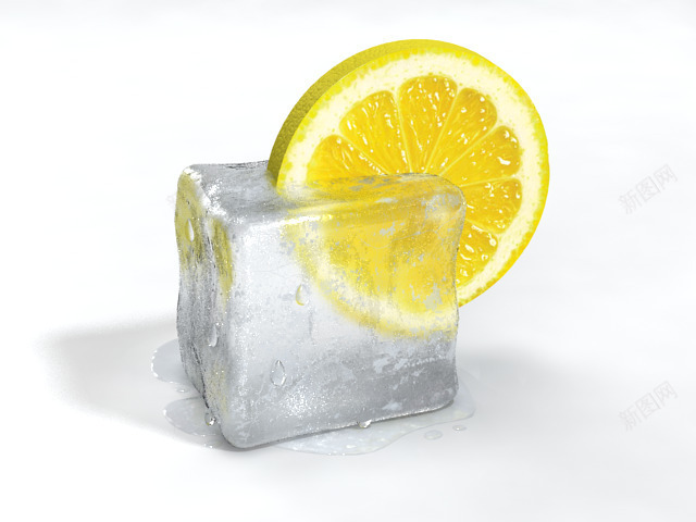 冰块与柠檬凉爽了整个夏日png免抠素材_新图网 https://ixintu.com 冰块 凉爽 夏日 整个 柠檬