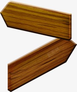 木板方向牌素材