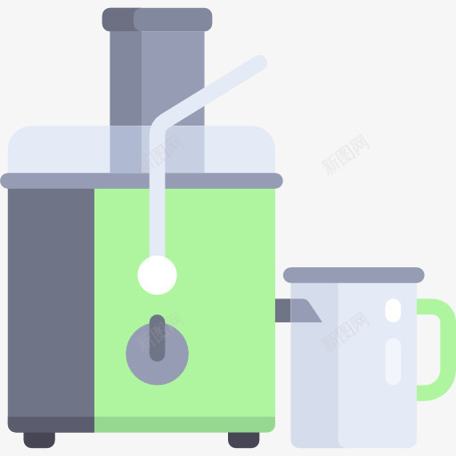 榨汁机图标png_新图网 https://ixintu.com 厨房用具 器皿 家具和家居 工具 榨汁机 设备