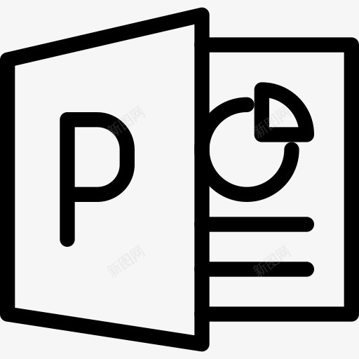 线图标标志PowerPoint演示标志png_新图网 https://ixintu.com Design PowerPoint lineicon logos powerpoint presentation 标志 演示 线图标 设计
