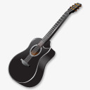 黑色吉他仪器声学吉他png免抠素材_新图网 https://ixintu.com black guitar instrument 仪器 吉他 黑色