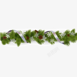 圣诞节边框插画矢量图素材