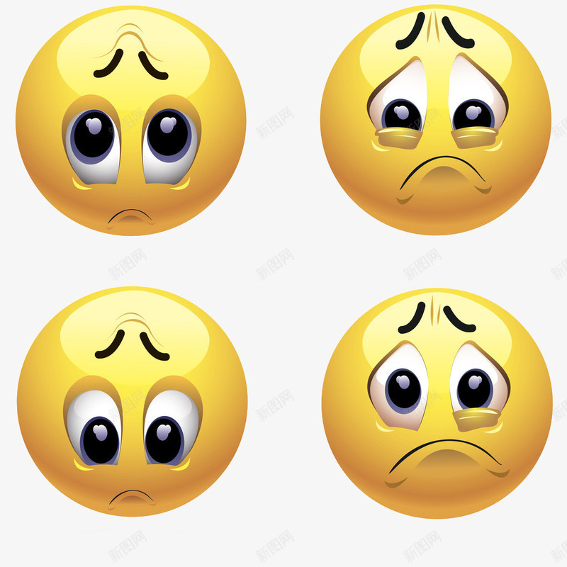 委屈表情png免抠素材_新图网 https://ixintu.com 免抠 委屈表情 表情 设计 高清
