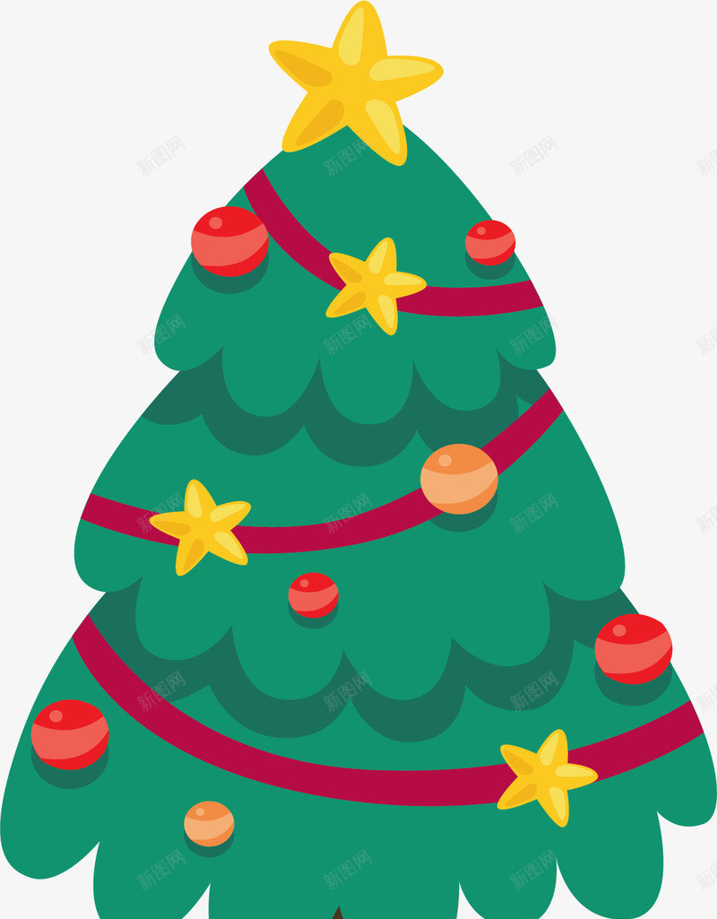 圣诞节快乐圣诞树矢量图ai免抠素材_新图网 https://ixintu.com 卡通圣诞树 可爱圣诞树 圣诞树 圣诞节 圣诞节快乐 矢量png 矢量图