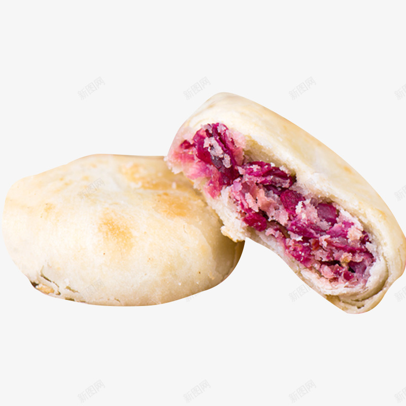 两个鲜花饼png免抠素材_新图网 https://ixintu.com 两个鲜花饼 玫瑰饼 零食 鲜花饼
