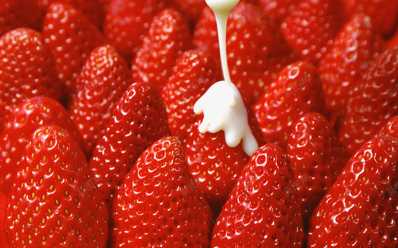 草莓奶油水果png免抠素材_新图网 https://ixintu.com 奶油 水果 草莓