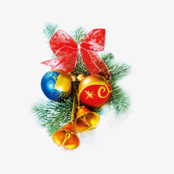 椰蓉小球实物圣诞树装饰物高清图片