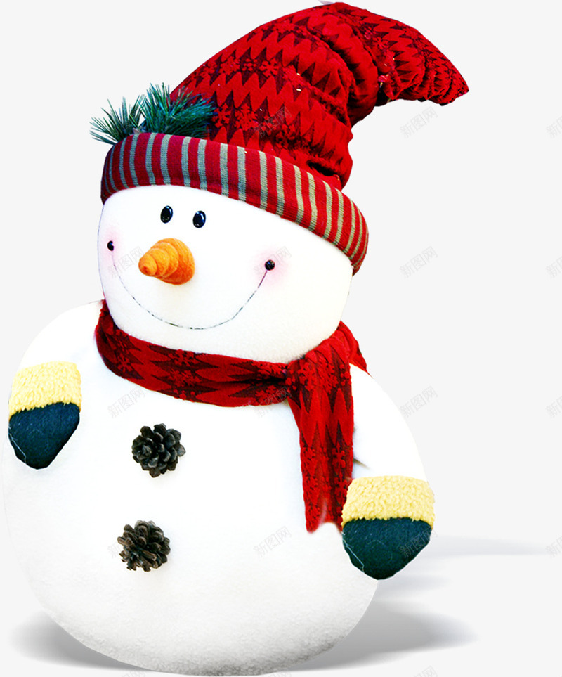戴帽子的小雪人png免抠素材_新图网 https://ixintu.com 帽子 戴帽子的小雪人 雪人