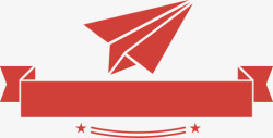 飞机斜线边框红色图案高清图片