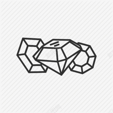 商务钻石icon图标图标
