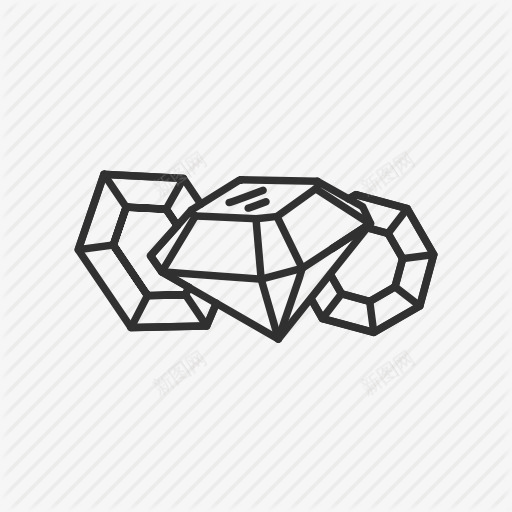 商务钻石icon图标png_新图网 https://ixintu.com icon 商务 扁平图标 珠宝 珠宝图标 精美 钻石 钻石icon