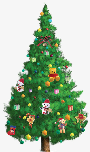 绿色清新圣诞节绿树png免抠素材_新图网 https://ixintu.com 圣诞节 清新 绿树 绿色