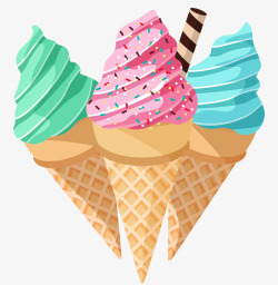 意大利手工冰淇淋海报卡通手工冰淇淋下午茶海报高清图片