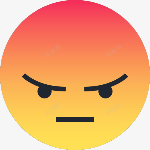 生气表情图标png_新图网 https://ixintu.com 凶恶的表情 卡通手绘 标志 标识 气愤 生气 表情 表情包