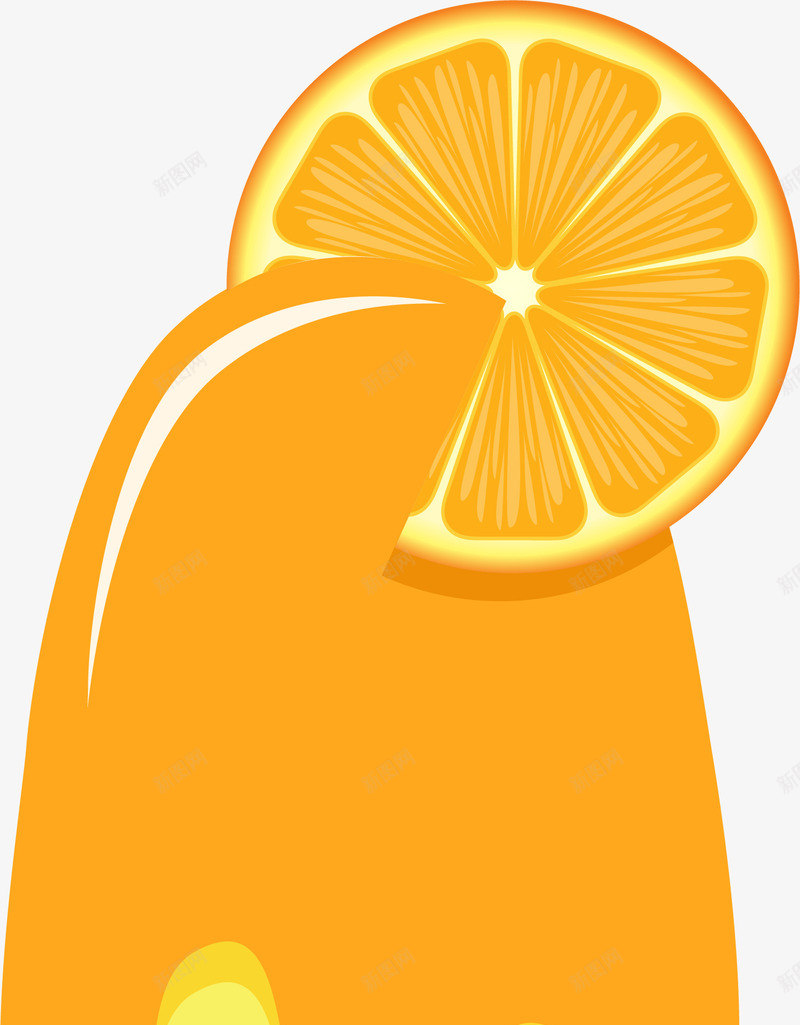 橙子味雪糕png免抠素材_新图网 https://ixintu.com 冰棒 卡通 夏季雪糕 橘子味 水果味 清凉夏日