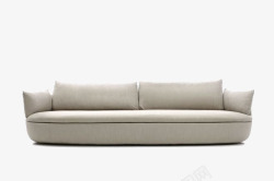 白色简约休闲沙发素材