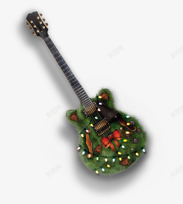 创意绿色吉他psd免抠素材_新图网 https://ixintu.com 创意吉他 吉他 绿色的吉他 音乐素材