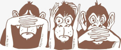 大猩猩表情手绘大猩猩高清图片