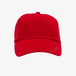 红色棒球红色帽子高清图片