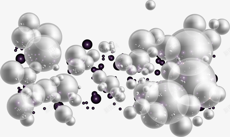 梦幻泡泡背景png免抠素材_新图网 https://ixintu.com 光点 梦幻背景 气泡 洗澡泡沫 透明气泡 闪光