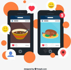 餐饮界面手机送餐app程序图标高清图片