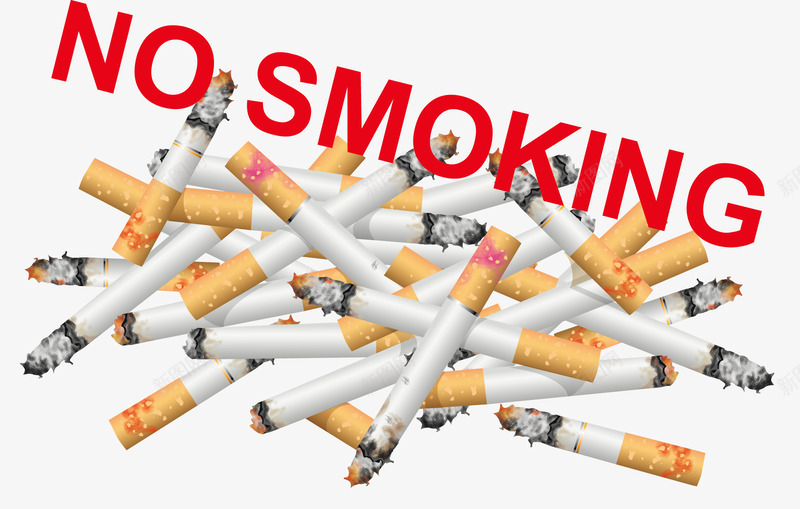 一堆吸烟png免抠素材_新图网 https://ixintu.com NO SMOKING nosmoking 一堆香烟 不准吸烟 不抽烟 吸烟 拒绝卡通 标贴 满地 烟卷 烟头 燃烧 禁止吸烟 禁烟 禁烟海报 香烟