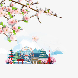 日本樱花美景旅游网素材