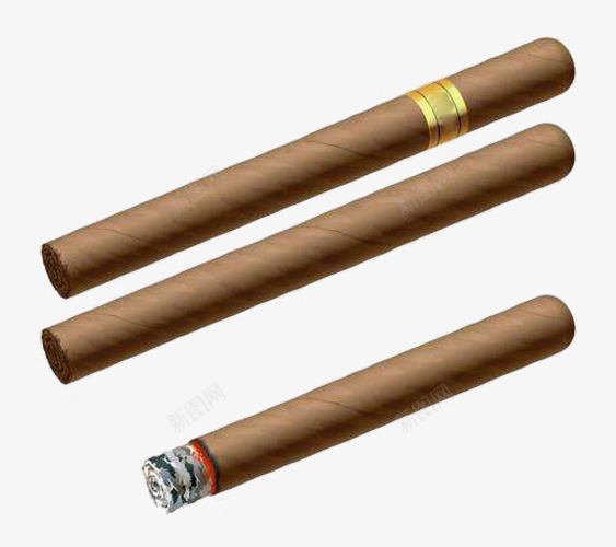 雪茄烟卷png免抠素材_新图网 https://ixintu.com 减压 发酵 奢侈品 尼古丁 有害健康 烟 烟卷 雪茄 香烟