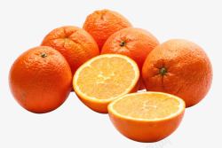 橙子一堆鲜橙素材