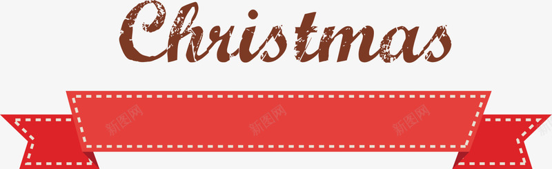 红色圣诞节横幅标签png免抠素材_新图网 https://ixintu.com Christmas Merry merry 圣诞快乐 圣诞节 横幅缎带 红色标签