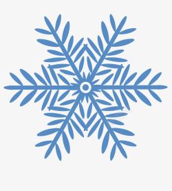 深蓝色雪花手绘深蓝色六角雪花图案高清图片