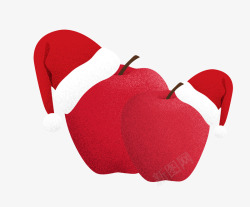 圣诞苹果红色平安夜礼物高清图片