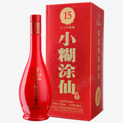 十五年小糊涂仙白酒高清图片