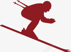 滑冰图标体育运动滑雪图标矢量图高清图片